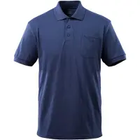 Mascot Polo-Shirt mit Brusttasche Crossover 51586, Farbe:marine, Größe:S