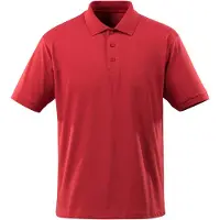 Mascot Polo-Shirt Crossover 51587, Farbe:rot, Größe:M