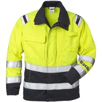 Fristads Flamestat High Vis Jacke Damen Kl. 3 4275 ATHS 122195 - warnschutz-gelb/marine - 3XL