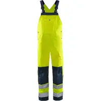Fristads High Vis Latzhose Kl. 2 1001 TH 100003 - warnschutz-gelb/marine - C150