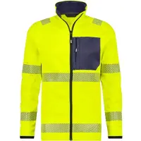 Dassy Warnschutz Midlayer-Jacke Camden - neongelb/dunkelblau - 2XL