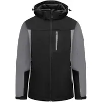 FHB Jannik Softshell-Jacke - Grau-Schwarz 102 5XL