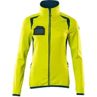 Mascot Damen Fleecepullover mit Reißverschluss ACCELERATE SAFE Hi-vis Gelb / Dunkelpetroleum XS - 19453-316-1744-XS - Hi-vis Gelb / Dunkelpetroleum