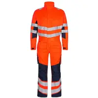 F-engel Warnschutz Overall "4545-319" Safety Kl. 3 - XL - orange/marine