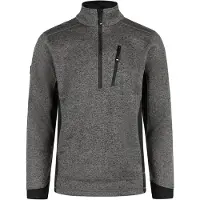 FHB Patrick Strick-Fleece-Troyer - Anthrazit-Schwarz 102 3XL