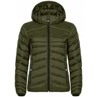 Clique Damen Jacke Idaho mit abnehmbarer Kapuze, leicht und daunenähnlich wattiert