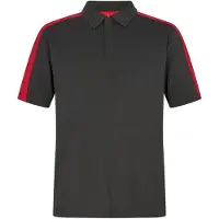 Engel Galaxy Poloshirt 9811-141 Gr. XS anthrazit/rot