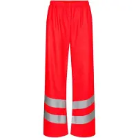 Engel Warnschutz PU-Regenhose "2921-102" Safety - XXL - Rot