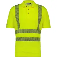 Dassy Brandon Warnschutz UV-Poloshirt - neongelb - XL