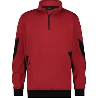 Dassy Hyrax Next Sweatshirt mit Reißverschluss rot/schwarz XS