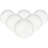 Villeroy & Boch Untertasse "Kaffee-/Teeuntertassen Anmut ø 15 cm 6er Set weiß" Spülmaschinenfest, Mikrowellensicher