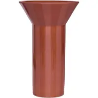 Oyoy Luonto Vase, 25 cm, terrakotta, Keramik - Living Design Living Design, Luonto, Braun / Rost, für Wohnzimmer, Keramik, Design