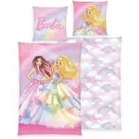 Herding Barbie Kinderbettwäsche 70x90cm, 140x200cm - rosa - 70x90/140x200cm