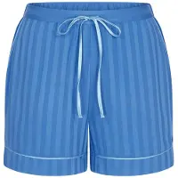 Triumph Pyjamashorts Amourette Jacquard 10227207 Blau Regular Fit