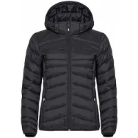 Clique Damen Jacke Idaho mit abnehmbarer Kapuze, leicht und daunenähnlich wattiert