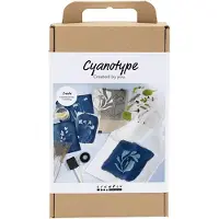 Creativ Company Kreativ Set Cyanotypie, Textilien, Blau