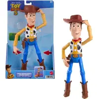 Toy story Disney Pixar Toy Story 5 große Sheriff Woody-Figur, ca. 30 cm groß, bewegliches Spielzeug, kann sich an den Hut tippen, 3 Jahr(e), Mehrfarbig, Kunststoff, Metall