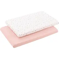 cambrass Calma 50x90x12 Cm Spannbettlaken Für Gitterbett 2 Einheiten