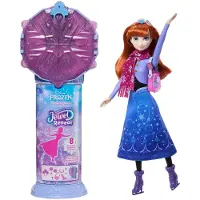 Mattel Disney Frozen Disney Die Eiskönigin Jewel Reveal Eisläuferin Anna Modepuppe mit 8 Überraschungen wie Juwelenbox und Zubehörteilen, Modepuppe, Weiblich, 3 Jahr(e), Junge/Mädchen, 317,5 mm, Mehrfarbig