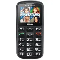 Brondi AMICO SICURO, Balken, Single SIM, 4,57 cm (1.8"), Bluetooth, 700 mAh, Schwarz