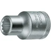 Gedore Steckschlüsseleinsatz D 19 1/2 Zoll 12-kant SW 19mm L.40mm