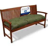 Beautissu Bankauflage Flair BK, ca.180x50x10cm, Olivegrün