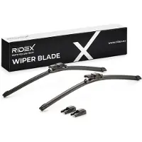 RIDEX 2x Scheibenwischer Vorne 530mm/530mm für SKODA Fabia II Schrägheck (542) Rahmenlos