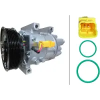 Hella Klimakompressor 12 V Ø 119 mm Thermo-Expertise für u.a. CITROËN JUMPY