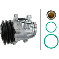 Hella Klimakompressor 12 V Ø 115 mm Thermo-Expertise für u.a. FIAT SEICENTO