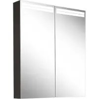 Schneider ARANGA TW Lichtspiegelschrank, 2 Türen, 695x120x700mm, Lichtbänder oben, 160.470.02.44