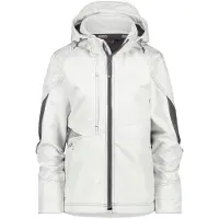 Dassy Gravity Women Softshell-Jacke für Damen - weiß/anthrazitgrau - M