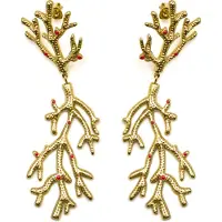 Luxenter Ohrringe mit 18k Gold-Finish - Ikuzol