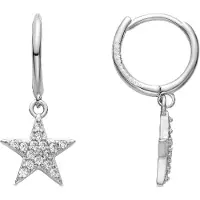 Luxenter 925 Sterling Silber und Rhodium plattierte Brillant Zirkonia Ohrringe - Tuthe