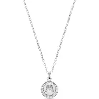 Luxenter Rhodium plattierte Brillant-Zirkonia Halskette - Alphabet