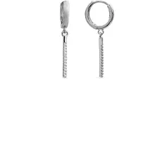 Luxenter Rhodium plattierte Brillant Zirkonia Ohrringe - Remin