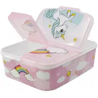 Procos Einhorn Einhorn Range mehrfach unterteilte Lunchbox, Sandwichbox