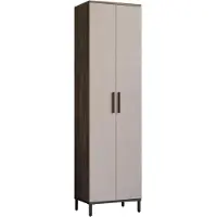 Hannah Home | Wandschrank Hannah Naturel Spaanplaat 50x35.5x183.6 cm | NADUVI