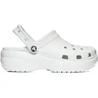 Crocs Classic Platform Clog W Damen Clogs 206750-1NK – Leichte Plateau Clogs aus Croslite 39-40 EU