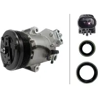 Hella Klimakompressor 12 V Ø 110 mm IAM-Expertise passend für u.a. OPEL ASTRA