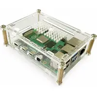 Joy-It Acryl-Gehäuse transparent für Raspberry Pi 4 B