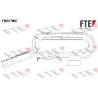 FTE Seilzug, Feststellbremse [Hersteller-Nr. 9250212] für Mercedes-Benz