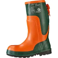Cofra Feldtmann Waldarbeiterstiefel Ulme KWF SB SRA Gr. 46 grün/orange