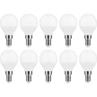 Modee Lighting E14 LED Kugellampe P45 4,9W 470lm 2700K Warmweiß 10 Stück