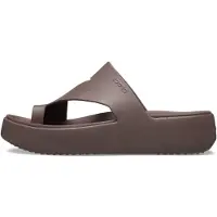 Crocs Slipper Getaway Platform Toe Loop Damen Truffle-Schuhgröße 34 - 35