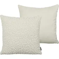 Pichler Dekokissenhülle Jasper 45x45 cm | champagner - weiß
