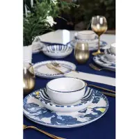 Keramika Geschirrset - Keraart Azure - 24 teilig - 6 Personen - Steingut