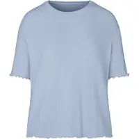 Hunkemoller Pyjama Top Pointelle Blau
