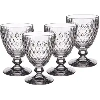 Villeroy & Boch Boston Weißweinglas Kristall Weiß 230 ml 4er Set Fecetten