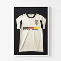 K-Möbel Echtholz Trikot Rahmen Weiß 70x90 cm