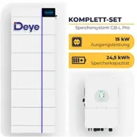 Deyee Toys SUN-15K-SG01HP3-EU-AM2 15 kW mit GB-L24-Pro 24,56 kWh | Hochvolt-Speichersystem | 3-phasig
